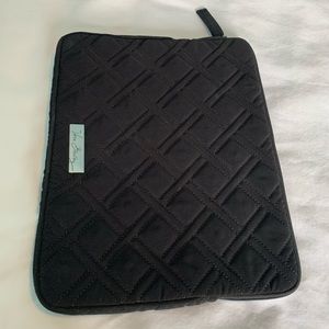 Vera Bradley Black Quilted Tablet Sleeve